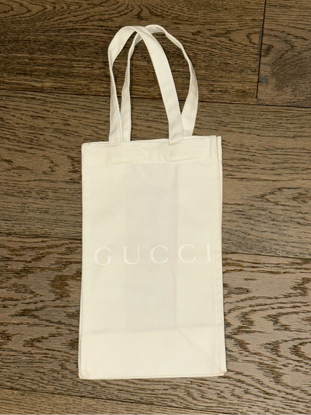 Authentic Gucci mini cotton canvas tote